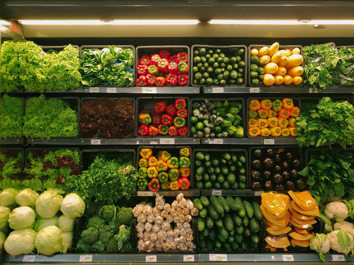 Assortment of name-brand food and beverage products