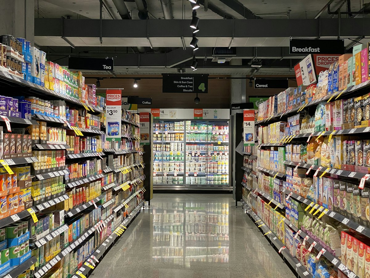 Assortment of name-brand convenience and general merchandise